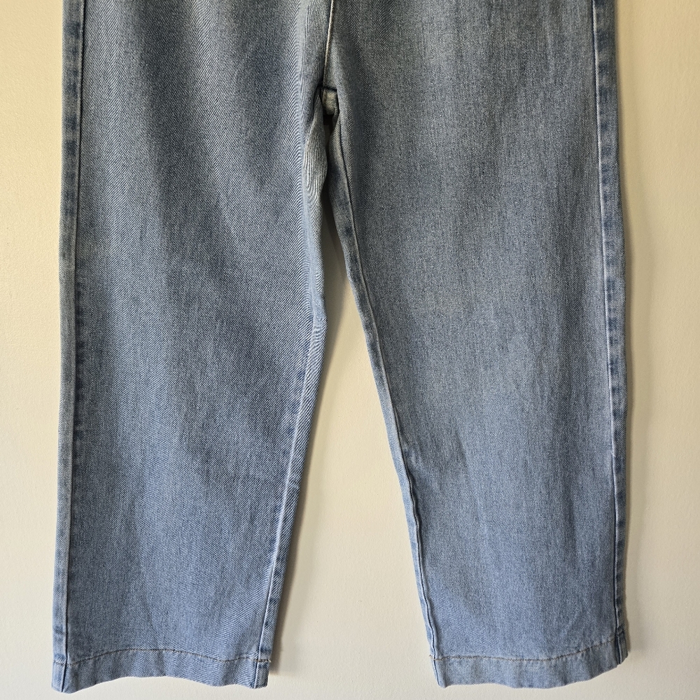 NEW Oraije Paris Elise Wide Leg Blue Denim Jeans Womens Size 6/28 - Picture 9 of 16
